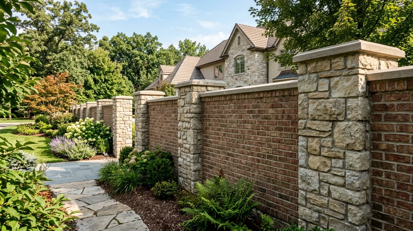 Dark Fence With Built-In Rhythm